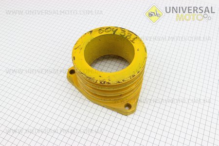 Шкив 3-х ручейковый ?132мм (два паза под ремень SPB один паз под ремень SPA) 