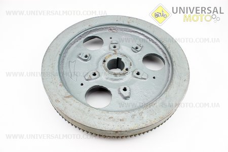 Маховик + венец Z=120, 19,0кг R185N/R190N/195NM. Китай (Мотоблочный двигатель 190/195N / UM6043-V84)