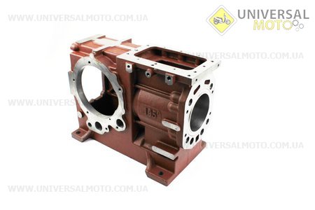 Блок двигателя, поршень 95мм, крышка правая 9 отверстия , крышка левая 6 отверстия , R195NM + гильза + шпильки 4 штуки . Viper (Мотоблочный двигатель 190/195N / UM6043-V91)