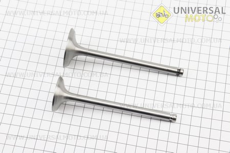 Клапан впускний (h-120; D-42; d-7,95), випускний (h-120; D-36; d-7,95) комплект R195NM. Китай (Запчастини на мотоблок з двигуном 190 и 195N / UM6043-V92)