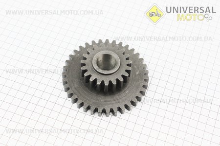 КПП - Шестерня 81-1 Z = 19х35. Китай (Запчастини на мотоблок з двигуном 175 и 195N / UM6043-V97)