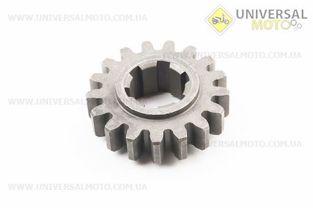 КПП - Шестерня Z = 17. Китай (Запчастини на мотоблок з двигуном 175 и 195N / UM6044-V16)