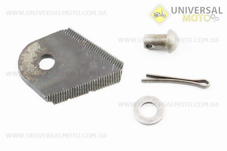 Роторна, редукторні косарка - Ніж в зборі "з зубами", гартований. Украина (Навісне обладнання / UM6044-V77)