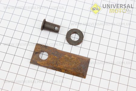 Роторная, редукторная косилка - Нож в сборе "квадрат"