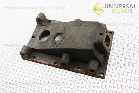 КПП - Крышка редуктора (большая) 101-2 (2 отверствие) Тип №2. Китай (Мотоблок с двигателем 175/195N / UM6044-V89)