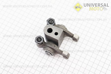 Коромысло клапана с креплением в сборе R190N. Китай (Мотоблочный двигатель 190/195N / UM6045-V43)