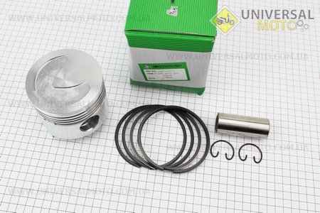 Поршень, кільця, палець комплект R190N 90мм STD (з вибіркою під клапану). Viper (Запчастини на мотоблок з двигуном 190 и 195N / UM6045-V51)