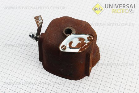Кришка головки циліндру (клапанів), чавунна R190N Тип №2. Китай (Запчастини на мотоблок з двигуном 190 и 195N / UM6046-V28)