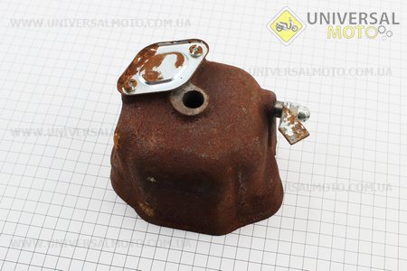 Кришка головки циліндру (клапанів), чавунна R190N Тип №2. Китай (Запчастини на мотоблок з двигуном 190 и 195N / UM6046-V28)