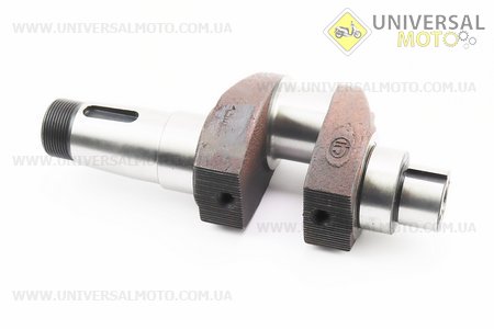 Колінвал голий під болт балунсира М12x1,5 R185N/R190N. TATA (Запчастини на мотоблок з двигуном 190 и 195N / UM6046-V52)