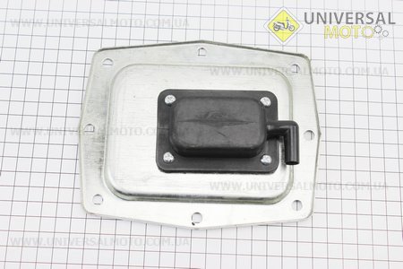 Кришка блоку двигуна передня + сапун R190N / 195NM. Китай (Запчастини на мотоблок з двигуном 190 и 195N / UM6046-V98)