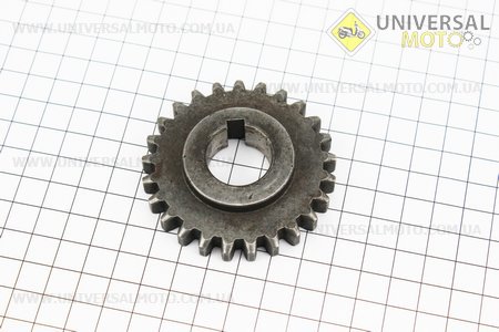 КПП - Шестерня під шпонку h = 14мм, Z = 25. Китай (Запчастини на мотоблок з двигуном 175 и 195N / UM6047-V07)