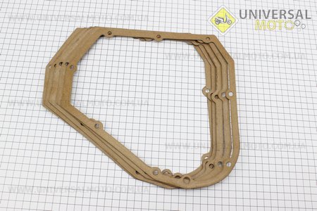 Прокладка крышки блока правой (со стороны заводного рычага) под 8отв, R190N/195NM, комплект 5 штук, на блистере. Viper (Мотоблочный двигатель 190/195N / UM6047-V30)