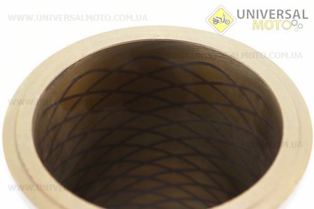 Гільза циліндру R185N (H = 160мм, Øвенца = 105,7мм, Øверх.пояс = 98,00мм, Øніж.пояс = 98,00мм), жовта, з рискою. Китай (Запчастини на мотоблок з двигуном 190 и 195N / UM6047-V49)