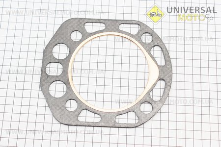Прокладка головки циліндра R190N-90мм (вн. Кільце з виступом, мідне). Китай (Запчастини на мотоблок з двигуном 190 и 195N / UM6048-V26)