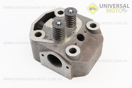 Головка циліндру R195NM в зборі, під довгу форсунку. Китай (Запчастини на мотоблок з двигуном 190 и 195N / UM6048-V40)