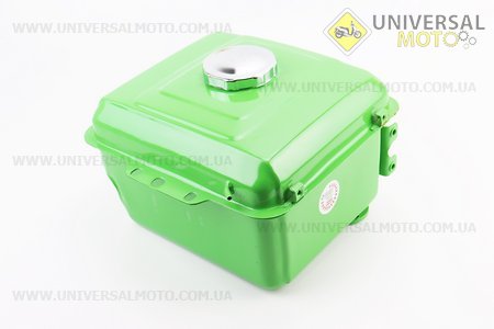 Бак паливний R190N, 270x220x165мм, потайна горловина, отвір під кран паливний + кришка. Китай (Запчастини на мотоблок з двигуном 190 и 195N / UM6048-V64)