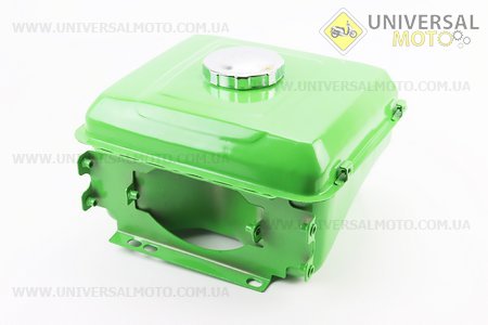 Бак паливний R190N, 270x220x165мм, потайна горловина, отвір під кран паливний + кришка. Китай (Запчастини на мотоблок з двигуном 190 и 195N / UM6048-V64)