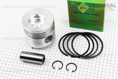Поршень, кільця, палець комплект R190N 90мм STD (форкамера в формі "Конуса"). Viper (Запчастини на мотоблок з двигуном 190 и 195N / UM6048-V75)