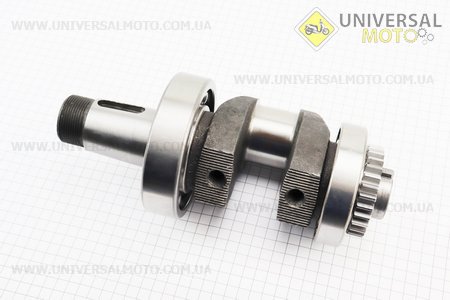 Колінвал з підшипником и в зборі R195NM. Китай (Запчастини на мотоблок з двигуном 190 и 195N / UM6048-V91)