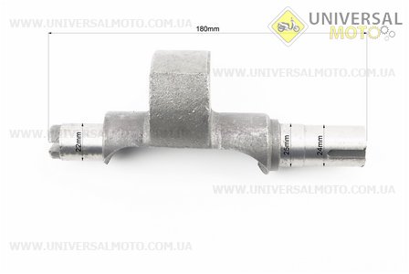 Вал балунсування R185N / R190N L = 180мм. Китай (Запчастини на мотоблок з двигуном 190 и 195N / UM6049-V90)
