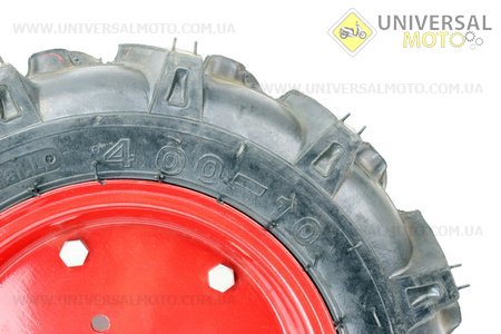Колесо на мотоблок в сборе 4,00-10 Тип №1