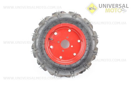 Колесо на мотоблок в сборе 4,00-10 Тип №1