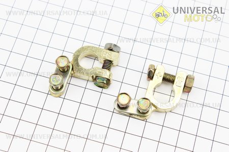 Клеми на акумулятор (пара + і -) Тип №3. Китай (Різне для мотоблока / UM6050-V15)