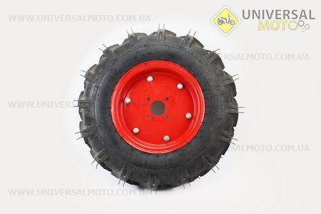 Колесо на мотоблок в сборе 6,00-12 Тип №2. Китай (Шины / UM6050-V18)
