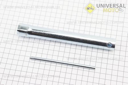 Ключ свічковий для мотоблока, 21мм, L = 180мм комплект. Китай (Різне / UM6050-V35)