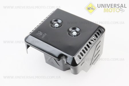 Глушник з коліном 173F / 177F / 182F / 188F / 190F. Китай (Запчастини на мотоблок з двигуном 177F и 188F / UM6070-V03)