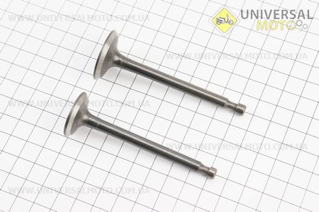 Клапан впускний, випускний комплект 2шт 173F / 177F. Китай (Запчастини на мотоблок з двигуном 177F и 188F / UM6070-V07)