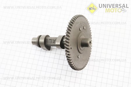 Розподільчий вал з шестернею в зборі Z = 58, метал 173F / 177F / 182F / 188F / 190F. Китай (Запчастини на мотоблок з двигуном 177F и 188F / UM6070-V23)