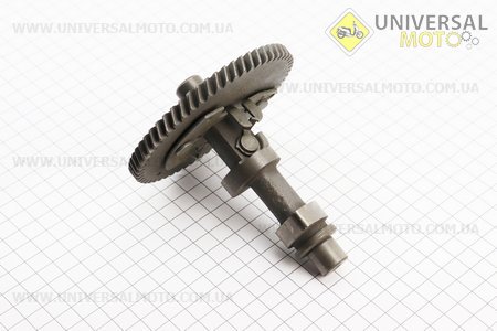 Розподільчий вал з шестернею в зборі Z = 58, метал 173F / 177F / 182F / 188F / 190F. Китай (Запчастини на мотоблок з двигуном 177F и 188F / UM6070-V23)