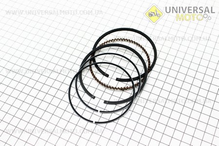 Кільця поршневі 177F 77мм +0,50. Китай (Запчастини на мотоблок з двигуном 177F и 188F / UM6070-V57)