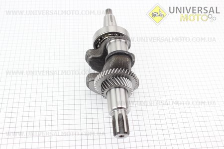 Колінвал під шліц Ø25мм в зборі 182F / 188F / 190F. Китай (Запчастини на мотоблок з двигуном 177F и 188F / UM6070-V85)