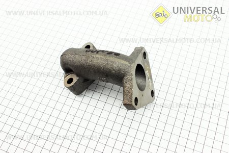 Труба вихлопна (коліно) 173F / 177F / 182F / 188F / 190F. Китай (Запчастини на мотоблок з двигуном 177F и 188F / UM6070-V86)