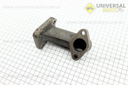 Труба вихлопна (коліно) 173F / 177F / 182F / 188F / 190F. Китай (Запчастини на мотоблок з двигуном 177F и 188F / UM6070-V86)