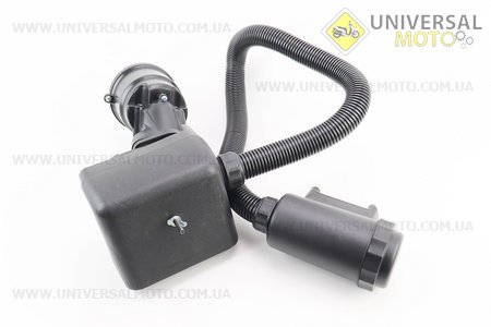 Фільтр повітряний у зборі з паперовим елементом, З ВИНОСНИМ ЗАБОРОМ ПОВІТРЯ 173F/177F/182F/188F/190F, тип 2. Китай (Запчастини на мотоблок з двигуном 177F и 188F / UM6072-V64)