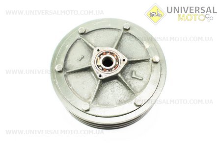 Зчеплення в зборі (три паза). Китай (Запчастини на мотоблок з двигуном 175 и 195N / UM6080-V06)