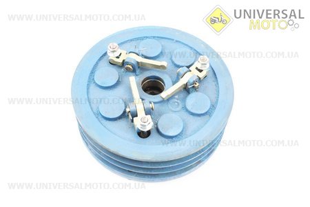 Зчеплення в зборі (три паза). Китай (Запчастини на мотоблок з двигуном 175 и 195N / UM6080-V06)
