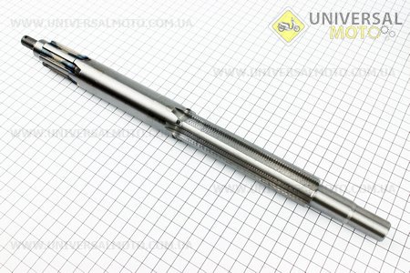 Вал КПП первичный (с валом отбора мощ.) 390мм. Китай (Мотоблок с двигателем 175/195N / UM6080-V44)