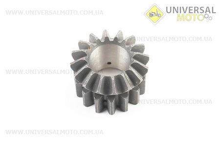 Шестерня диференціалу (сателіт) Z = 15x16 з виборкою. Китай (Запчастини на мототрактор / UM6080-V78)
