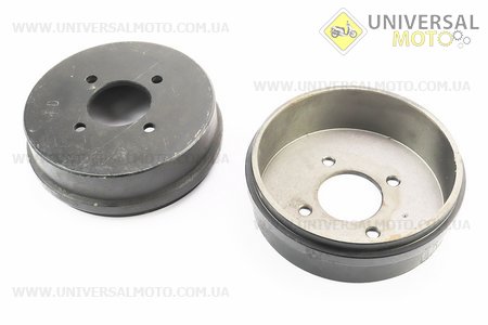 Гальмівний барабан D=170мм, 4 отвориx110мм комплект 2шт. Китай (Запчастини на мототрактор / UM6080-V91)