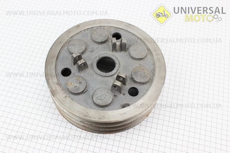 Сцепление - Шкив корзины (три паза). Китай (Мототрактор / UM6080-V93)