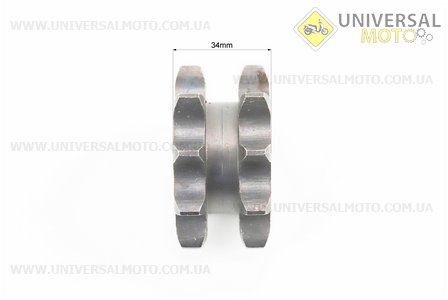 Зірка двухрядна 630-10T-2 d = 25мм. Китай (Запчастини на мототрактор / UM6081-V05)