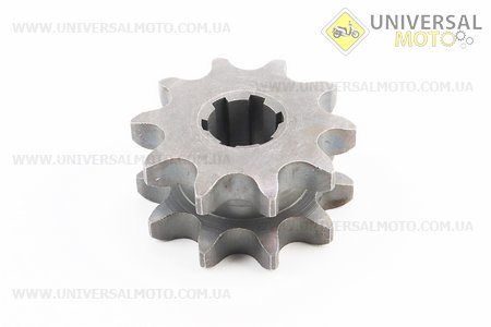 Зірка двухрядна 630-10T-2 d = 25мм. Китай (Запчастини на мототрактор / UM6081-V05)