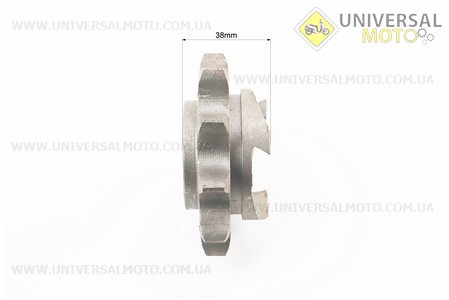 Зірка-храповик вторинного валу Z = 10, d = 38мм. Китай (Запчастини на мототрактор / UM6081-V10)