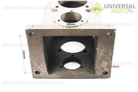 Корпус перехідної фрези, Q15E, (можливий наліт). Китай (Запчастини на мототрактор / UM6081-V12)