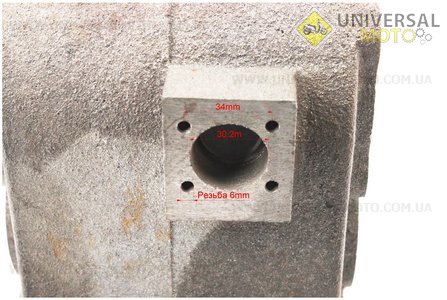 Корпус перехідної фрези, Q15E, (можливий наліт). Китай (Запчастини на мототрактор / UM6081-V12)